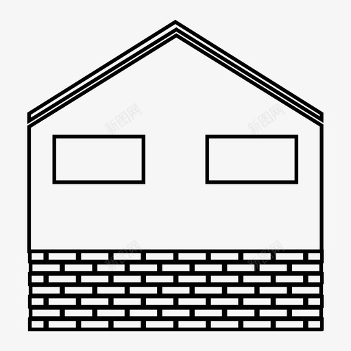 家小屋别墅图标svg_新图网 https://ixintu.com 别墅 家 小屋 房子