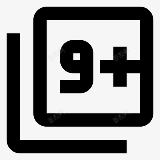 ic_filter_9_plus_24pxsvg_新图网 https://ixintu.com ic_filter_9_plus_24px