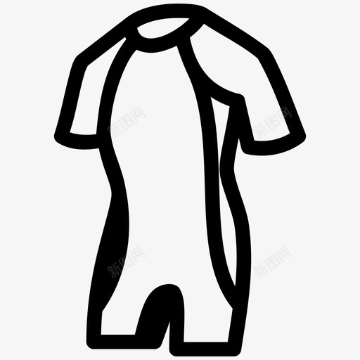 采购产品连体衣衣服游泳衣图标svg_新图网 https://ixintu.com 游泳衣 衣服 采购产品连体衣