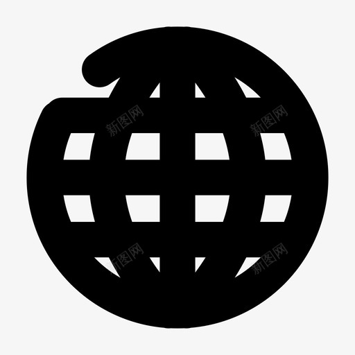 地球纬度经度图标svg_新图网 https://ixintu.com 世界 地球 基本图标 旅行 纬度 经度