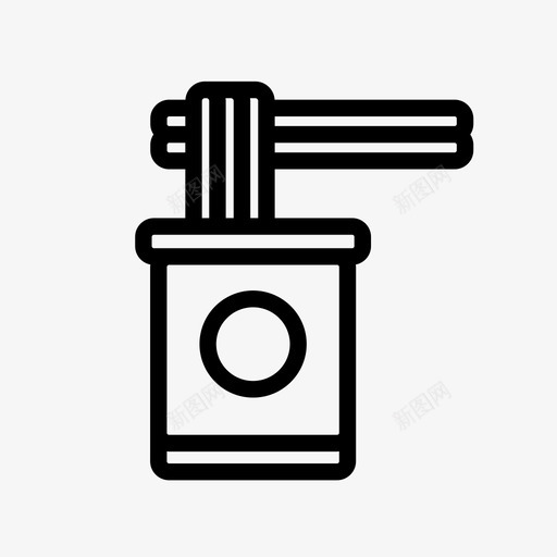 杯面方便面面条图标svg_新图网 https://ixintu.com 拉面 方便面 杯面 面条 韩国食品