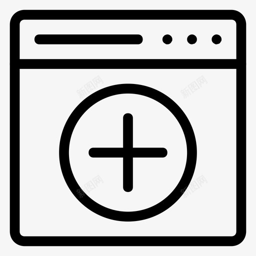 医疗网页浏览器业务图标svg_新图网 https://ixintu.com 业务 医疗保健和医疗 医疗网页 浏览器 界面 网页