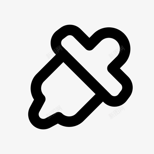 上色色板滴管图标svg_新图网 https://ixintu.com 上色 可爱的游戏图标 拾取器 滴管 色板