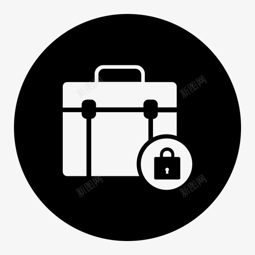 储物柜公文包投资图标svg_新图网 https://ixintu.com 储物柜 公文包 安全补货 投资 担保交易