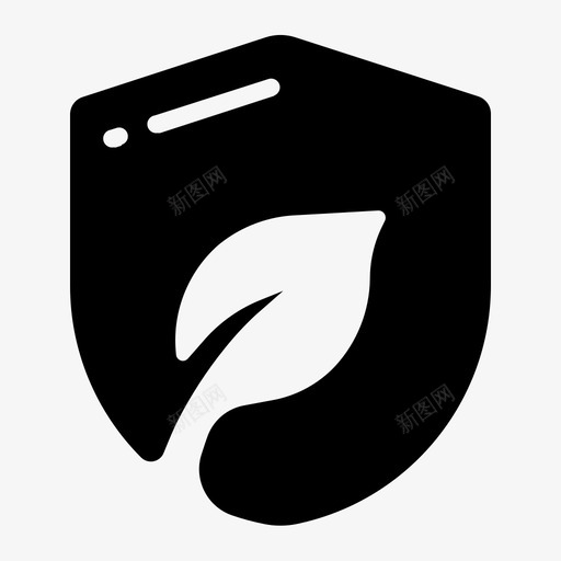 植物保护绿色树叶图标svg_新图网 https://ixintu.com 安全 树叶 植物保护 绿色 能源循环