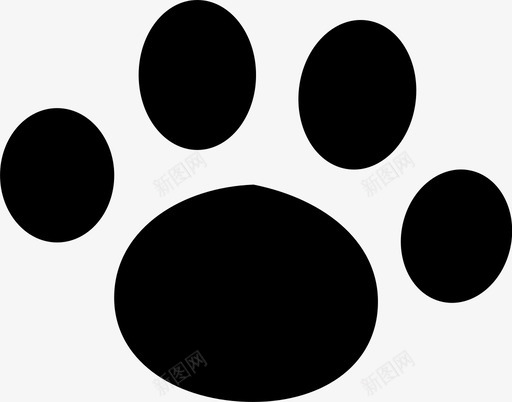 猫爪svg_新图网 https://ixintu.com 猫爪