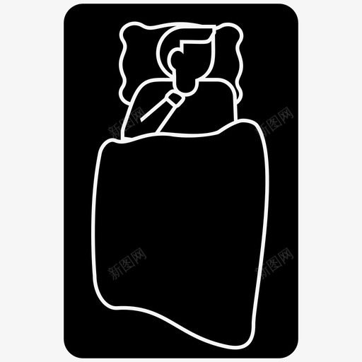 睡觉的男人卧室躺在床上的男人图标svg_新图网 https://ixintu.com 人物插图 休息的男人 卧室 小男孩睡觉 睡觉的男人 躺在床上的男人
