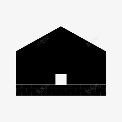 房子住所小屋图标svg_新图网 https://ixintu.com 住宅 住宿 住所 家 小屋 房子
