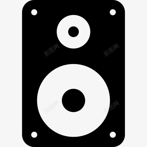 大型扬声器技术设备和小工具图标svg_新图网 https://ixintu.com 大型扬声器 技术 设备和小工具