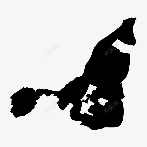 蒙特利尔边界加拿大图标svg_新图网 https://ixintu.com 加拿大 地图 城市 蒙特利尔 边界
