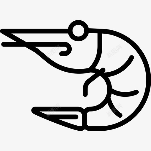 虾朝左动物鹦鹉螺图标svg_新图网 https://ixintu.com 动物 虾朝左 鹦鹉螺