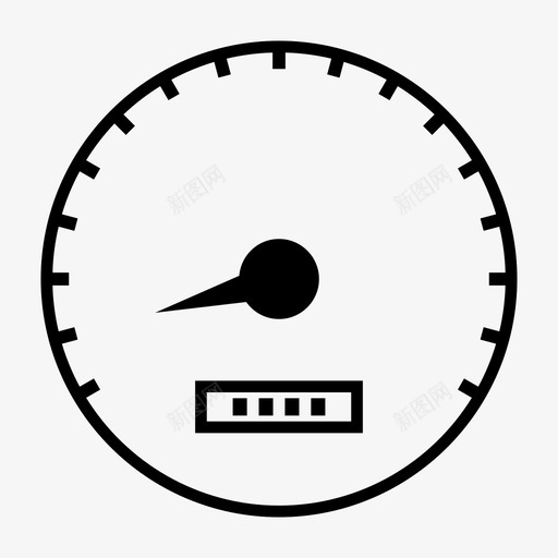 速度表仪表滞后图标svg_新图网 https://ixintu.com 仪表 低 慢 滞后 速度表