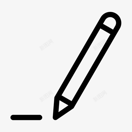 绘画艺术纸张图标svg_新图网 https://ixintu.com 办公介质 平面图 纸张 绘画 艺术 铅笔