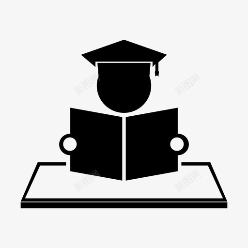 研究生大学生图标svg_新图网 https://ixintu.com 大学生 研究生