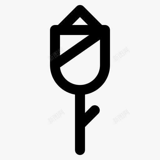 玫瑰花爱情图标svg_新图网 https://ixintu.com 浪漫 爱情 玫瑰 花