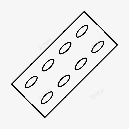 药品疾病药房图标svg_新图网 https://ixintu.com 处方 疾病 药丸泡罩 药品 药房 镇静剂