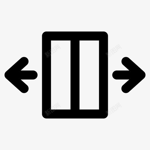 门洞入口空间图标svg_新图网 https://ixintu.com 入口 其他 空间 门洞