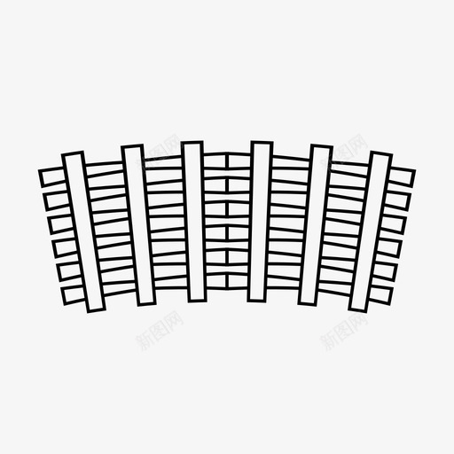 篱笆花园木板图标svg_新图网 https://ixintu.com 木头 木板 篱笆 篱笆线 花园 院子