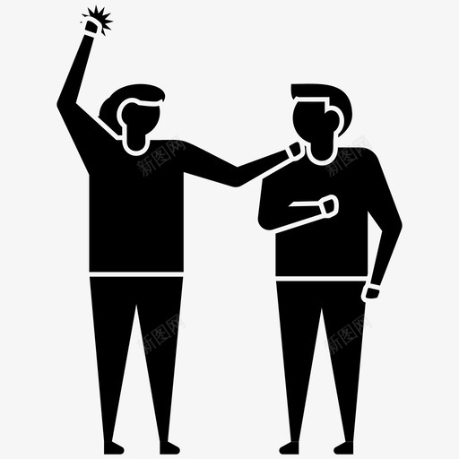夫妻吵架夫妻冲突家庭暴力图标svg_新图网 https://ixintu.com 人物插画 夫妻冲突 夫妻吵架 家庭暴力