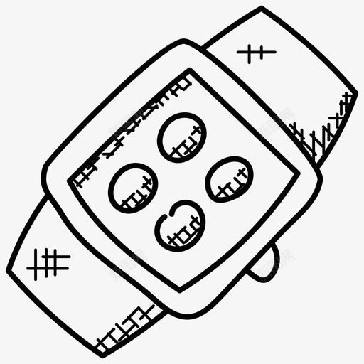 智能手表现代科技触摸屏图标svg_新图网 https://ixintu.com 智能手表 现代科技 科技涂鸦图标 腕表 触摸屏