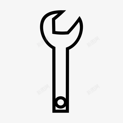 扳手设备工具图标svg_新图网 https://ixintu.com 工具 扳手 设备