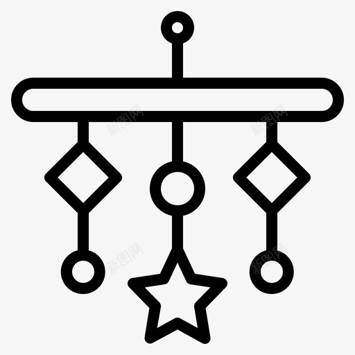 婴儿手机儿童睡眠图标svg_新图网 https://ixintu.com 儿童 婴儿手机 星光 玩具 睡眠