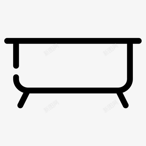 浴缸排水管淋浴图标svg_新图网 https://ixintu.com 家用 排水管 浴缸 淋浴