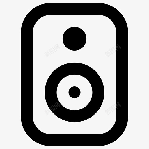 扬声器演播室扬声器基本系列图标svg_新图网 https://ixintu.com 基本系列 扬声器 演播室扬声器