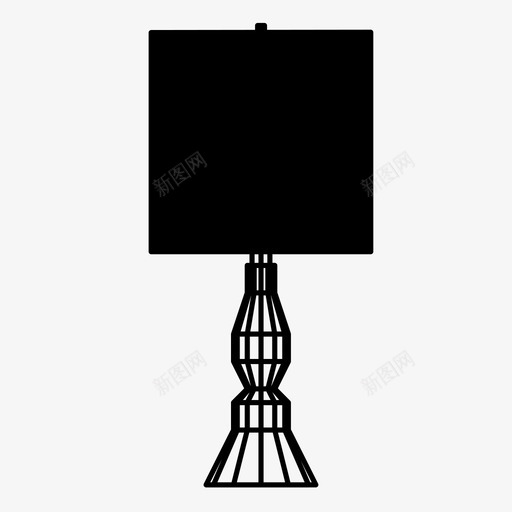 灯具家具家居装饰图标svg_新图网 https://ixintu.com 室内 家具 家居装饰 灯 灯具 照明