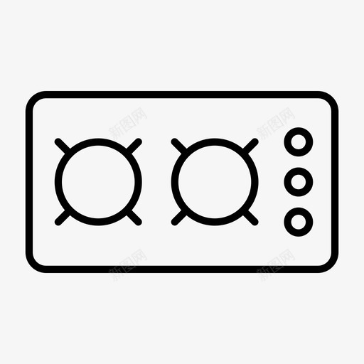 炉灶炊具厨具图标svg_新图网 https://ixintu.com 厨具 炉灶 炊具