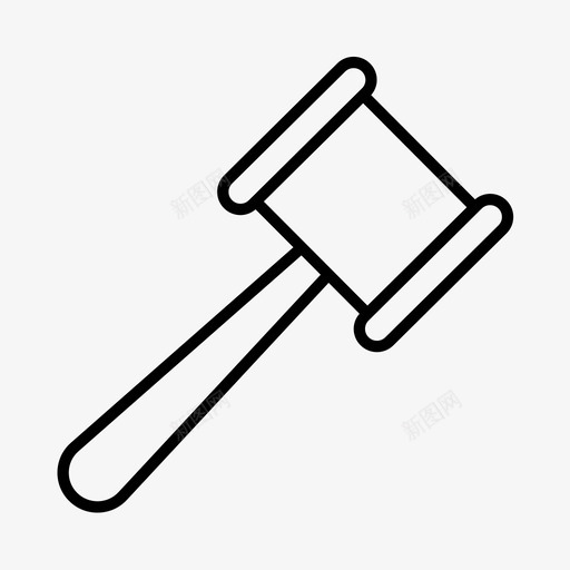 拍卖拍卖锤财产图标svg_新图网 https://ixintu.com 出售 房地产 拍卖 拍卖锤 财产