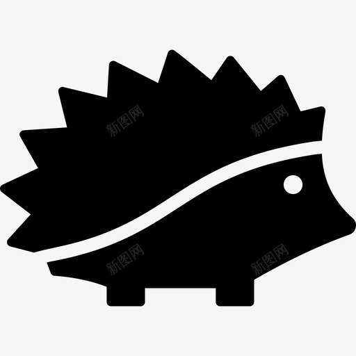 刺猬动物哺乳动物图标svg_新图网 https://ixintu.com 刺 刺猬 动物 哺乳动物 豪猪