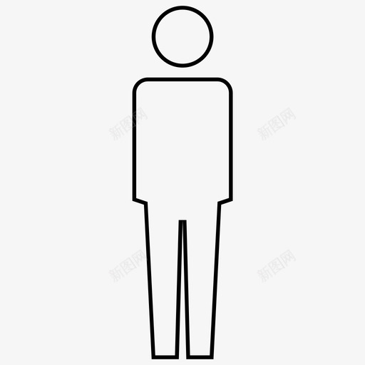 男人丈夫人图标svg_新图网 https://ixintu.com 丈夫 人 男人