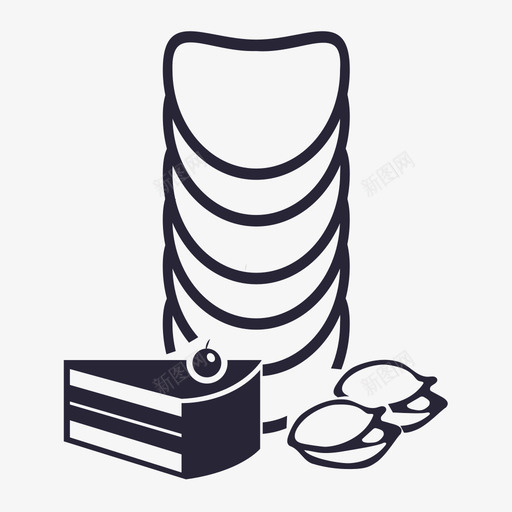 休闲食品svg_新图网 https://ixintu.com 休闲食品