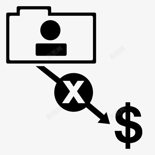 不卖数据gdpr隐私图标svg_新图网 https://ixintu.com gdpr 不卖数据 个人数据 数据权威 法律和法律 美元 隐私