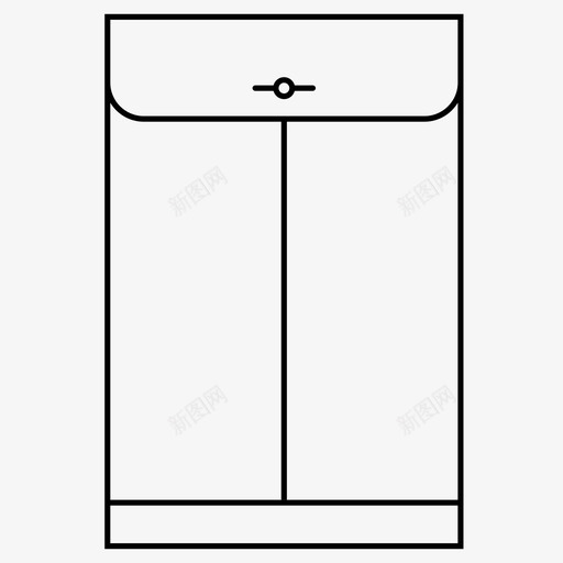 信笺信封夹图标svg_新图网 https://ixintu.com 信封夹 信笺