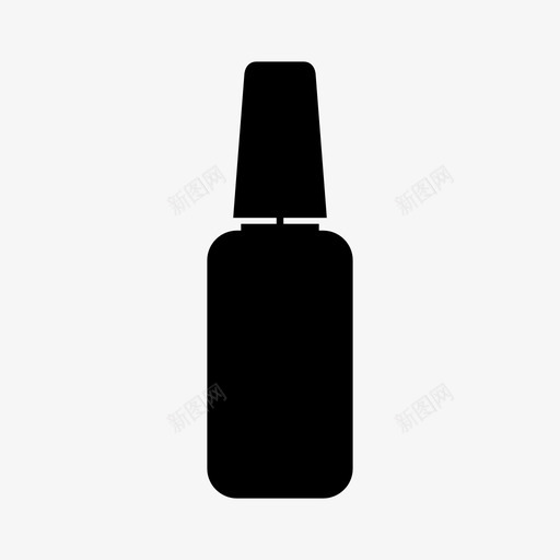 指甲油护理容器图标svg_新图网 https://ixintu.com 容器 护理 指甲 指甲油
