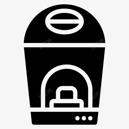 加湿器家电家用图标svg_新图网 https://ixintu.com 加湿器 家用 家用电器固体 家电