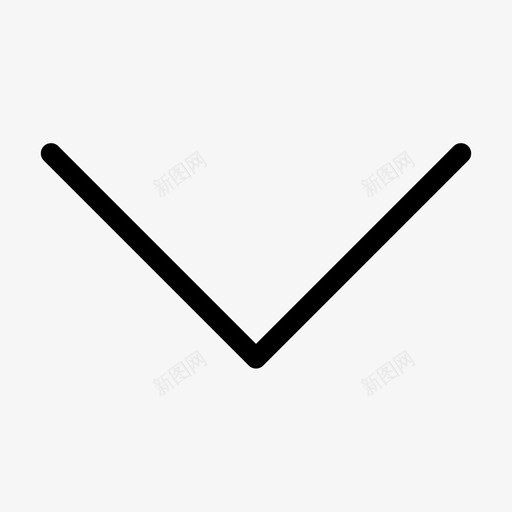 向下箭头方向基本图标svg_新图网 https://ixintu.com 向下箭头 基本 方向