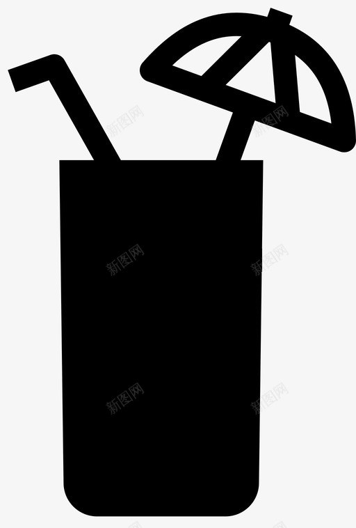 果汁杯子水果图标svg_新图网 https://ixintu.com 杯子 果汁 橘子 水果