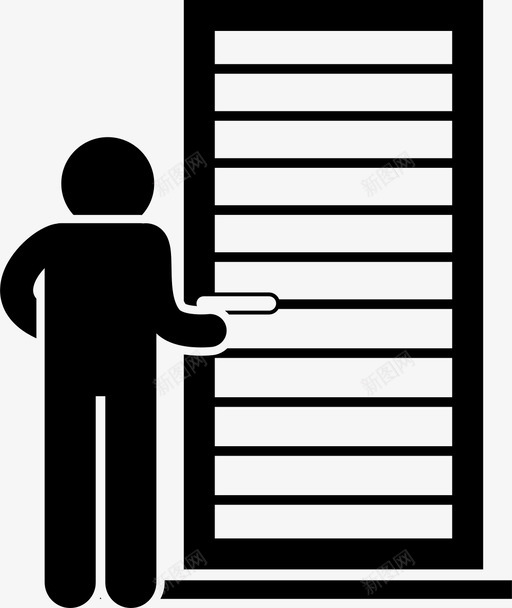 钢门入口格栅图标svg_新图网 https://ixintu.com 入口 家居室内固定装置 格栅 金属 钢门 铁