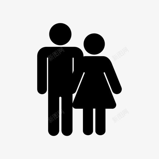 亲爱的爱男人图标svg_新图网 https://ixintu.com 亲爱的 人 女人 爱 男人