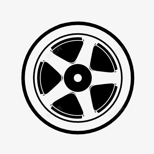车轮汽车轮胎定制图标svg_新图网 https://ixintu.com 定制 汽车轮胎 汽车轮辋 赛车 车轮 轮毂盖 轮辋