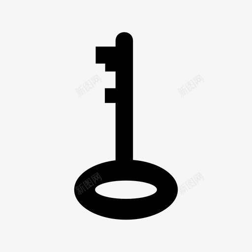 钥匙安全保安图标svg_新图网 https://ixintu.com 保安 安全 钥匙
