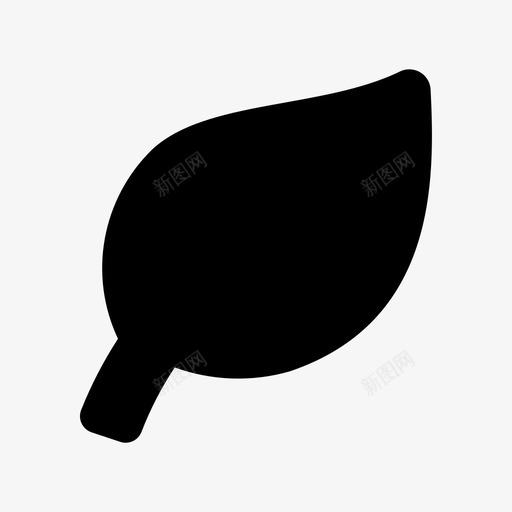 叶子绿色树叶图标svg_新图网 https://ixintu.com 可爱的安卓套装 叶子 树 树叶 绿色