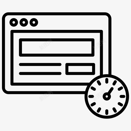 网站优化搜索引擎优化网络性能图标svg_新图网 https://ixintu.com 互联网和数字营销线图标 搜索引擎优化 网站优化 网络性能