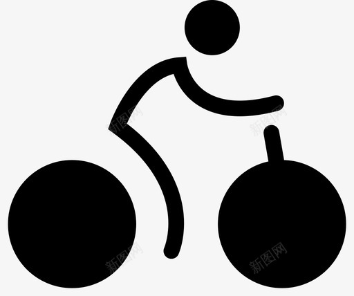 骑自行车男人学生图标svg_新图网 https://ixintu.com 学生 旅行 男人 骑自行车
