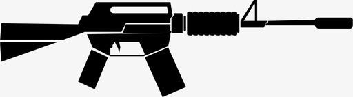 m4a1突击步枪枪图标svg_新图网 https://ixintu.com m4a1 枪 武器 突击步枪