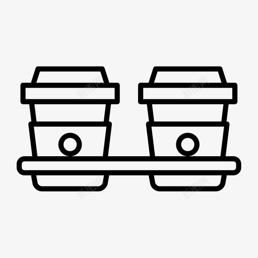 外卖咖啡美式咖啡卡布奇诺图标svg_新图网 https://ixintu.com 卡布奇诺 咖啡店 外卖咖啡 拿铁 美式咖啡