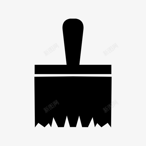 油漆刷油漆工工具图标svg_新图网 https://ixintu.com 工作 工具 油漆刷 油漆工